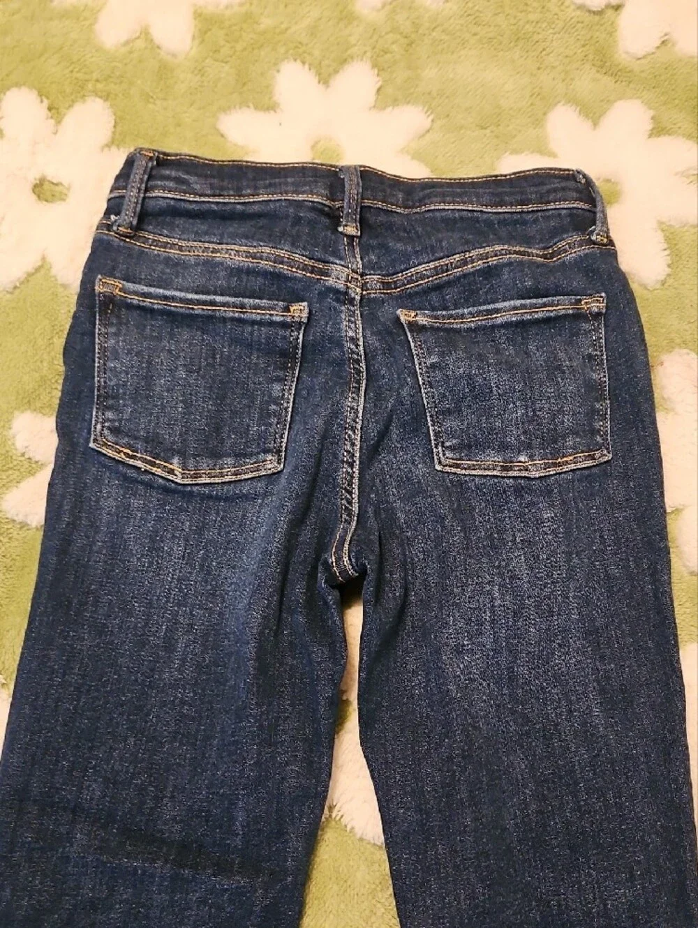 Old Navy Women's Dark Indigo Distressed Skinny Jeans